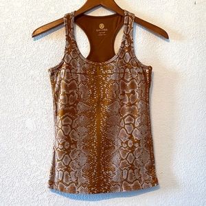 Lily Lotus Racer Tank w/Removable Cups XS